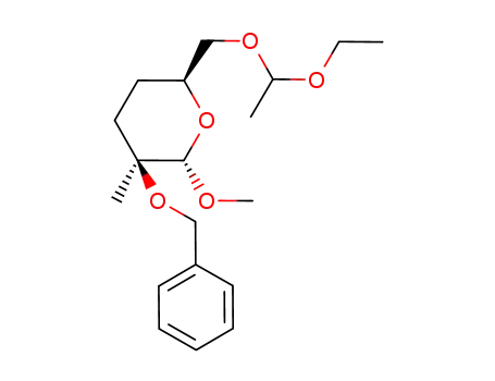 (2S,3S,6S)-3-Benzyloxy-6-(1-ethoxy-ethoxymethyl)-2-methoxy-3-methyl-tetrahydro-pyran