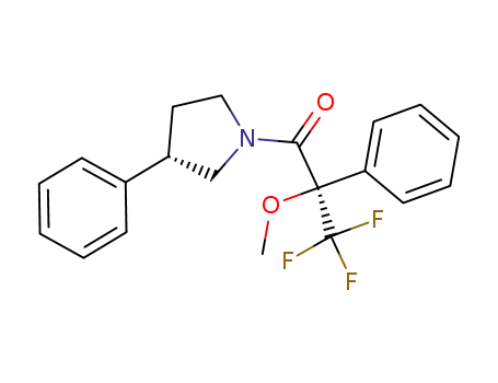 (S)-(R*,R*)-N-<<α-methoxy-α-(trifluoromethyl)phenyl>-acetyl>-3-phenylpyrrolidine