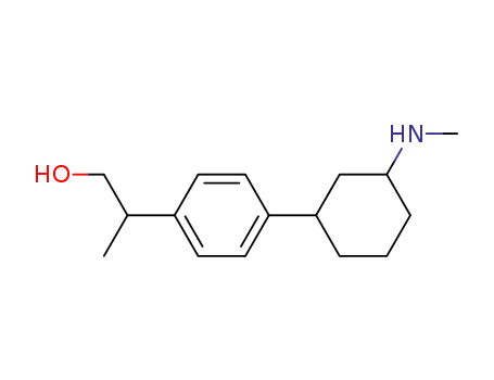 베타-메틸-4-(3-(메틸아미노)사이클로헥실)벤젠에탄올