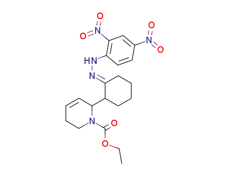 1(2H)-Pyridinecarboxylic acid,
2-[2-[(2,4-dinitrophenyl)hydrazono]cyclohexyl]-5,6-dihydro-, ethyl ester