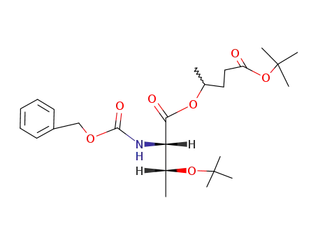 4-((2S,3R)-2-Benzyloxycarbonylamino-3-tert-butoxy-butyryloxy)-pentanoic acid tert-butyl ester