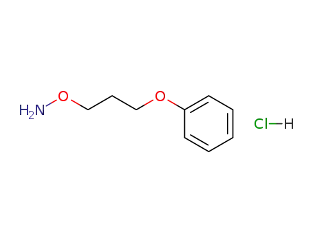 Molecular Structure of 15269-73-5 (Hydroxylamine,O-(3-phenoxypropyl)-, hydrochloride (1:1))