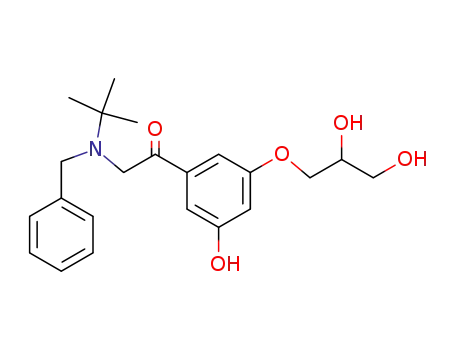 2-(Benzyl-tert-butyl-amino)-1-[3-(2,3-dihydroxy-propoxy)-5-hydroxy-phenyl]-ethanone