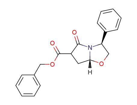 (3S,7aR)-5-Oxo-3-phenyl-hexahydro-pyrrolo[2,1-b]oxazole-6-carboxylic acid benzyl ester
