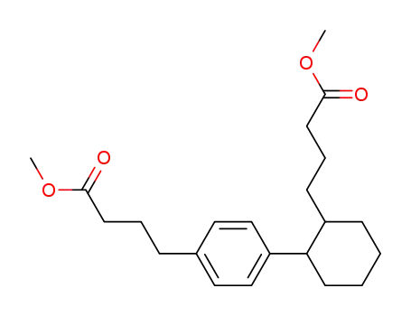 4-{2-[4-(3-Methoxycarbonyl-propyl)-phenyl]-cyclohexyl}-butyric acid methyl ester