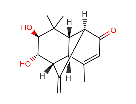 <1R-(1α,4aβ,5α,6α,7β,8aβ)>-4a,5,6,7,8,8a-Hexahydro-6,7-dihydroxy-4,8,8-trimethyl-9-methylene-1,5-methanonaphthalen-2(1H)-one