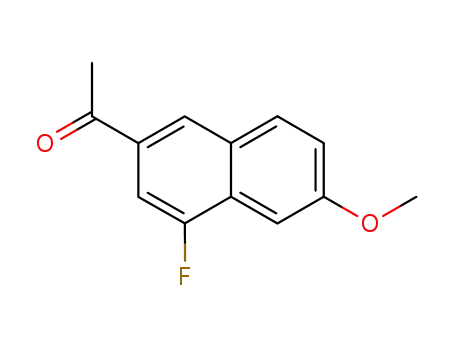3-acetyl-1-fluoro-7-methoxynaphthalene