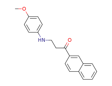 3-(4-Methoxyanilino)-1-(2-naphthyl)-1-propanone