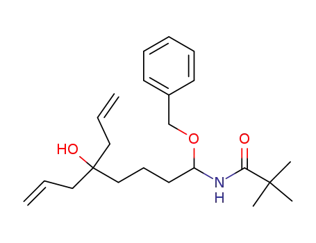 N-<(1-benzyloxy)-5-hydroxy-5-(2-propenyl)-7-octenyl>-2,2-dimethylpropanamide