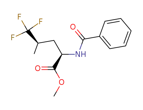 N-benzoyl-5,5,5-trifluoroleucine methyl ester