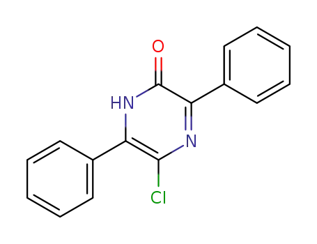 5-chloro-3,6-diphenyl-1<i>H</i>-pyrazin-2-one