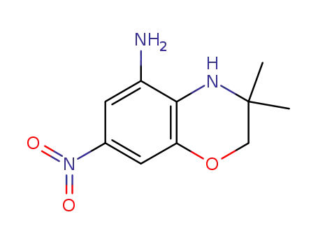 3,4-Dihydro-3,3-dimethyl-7-nitro-2H-1,4-benzoxazin-5-amine