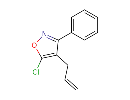 Molecular Structure of 62847-65-8 (Isoxazole, 5-chloro-3-phenyl-4-(2-propenyl)-)