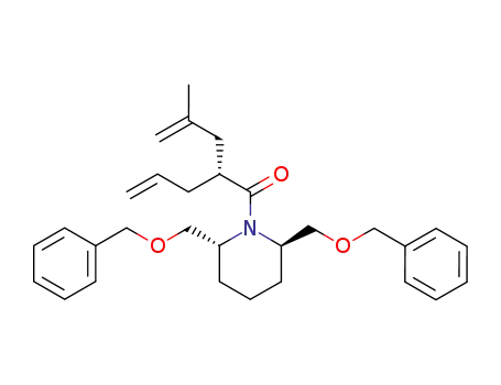(R)-2-Allyl-1-((2R,6R)-2,6-bis-benzyloxymethyl-piperidin-1-yl)-4-methyl-pent-4-en-1-one