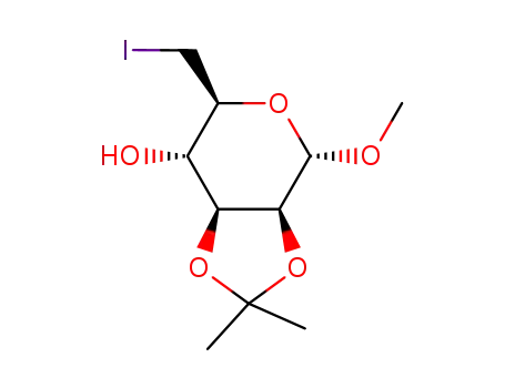 methyl 6-deoxy-6-iodo-2,3-O-isopropylidene-α-D-mannopyranoside