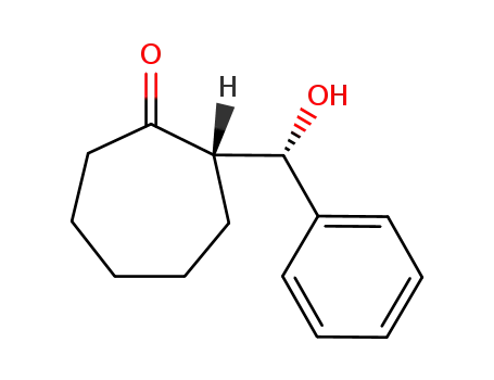Cycloheptanone, 2-[(R)-hydroxyphenylmethyl]-, (2S)-rel-