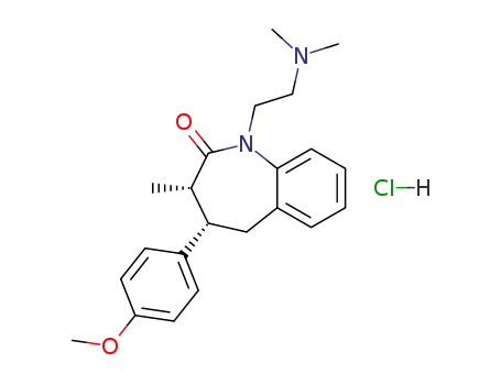 cis-3-methyl-1-<2-(dimethylamino)ethyl>-1,3,4,5-tetrahydro-4-(4-methoxyphenyl)-2H-1-benzazepin-2-one, monohydrochloride