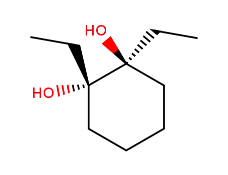 (+/-)-1,2-diethyl-cyclohexane-1<i>r</i>,2<i>t</i>-diol