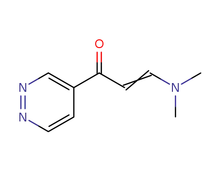 Molecular Structure of 641615-43-2 (3-(dimethylamino)-1-(4-pyridazinyl)-2-propen-1-one)