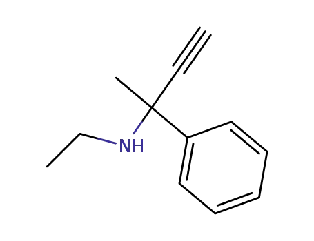 N-Aethyl-1-phenyl-1-methyl-propargylamin