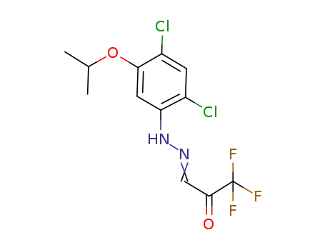 3,3,3-trifluoro-2-oxopropanal 1-(2,4-dichloro-5-isopropoxyphenylhydrazone)