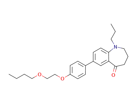 7-[4-(2-butoxyethoxy)phenyl]-1-propyl-2,3,4,5-tetrahydro-1H-1-benzazepine-5-one