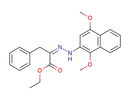 Benzenepropanoic acid, a-[(1,4-dimethoxy-2-naphthalenyl)hydrazono]-,
ethyl ester, (Z)-