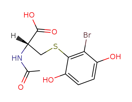 2- 브로 모 -3- (N- 아세틸 시스테인 -S- 일) 하이드로 퀴논