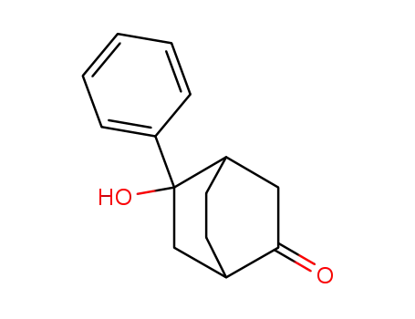 Molecular Structure of 130913-06-3 (5-hydroxy-5-phenylbicyclo<2.2.2>octan-2-one)