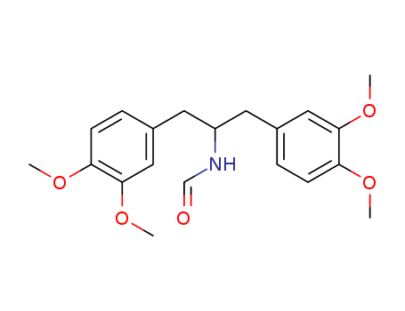 N-[1,3-bis(3,4-dimethoxyphenyl)propan-2-yl]formamide cas  57543-28-9