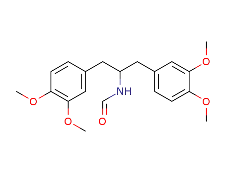 Molecular Structure of 57543-28-9 (N-[1,3-bis(3,4-dimethoxyphenyl)propan-2-yl]formamide)