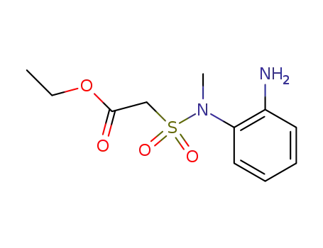 Acetic acid, [[(2-aminophenyl)methylamino]sulfonyl]-, ethyl ester