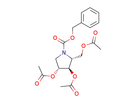 2,3,5-tri-O-acetyl-N-benzyloxycarbonyl-1,4-dideoxy-1,4-imino-D-arabinitol