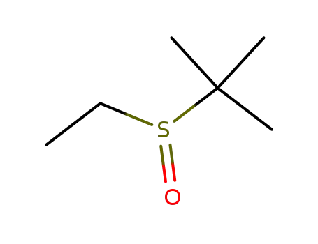 Molecular Structure of 25432-20-6 (tert-butyl ethyl sulfoxide)