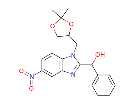 1H-Benzimidazole-2-methanol,
1-[(2,2-dimethyl-1,3-dioxolan-4-yl)methyl]-5-nitro-a-phenyl-