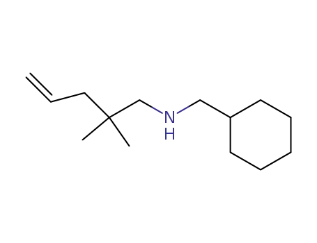 Molecular Structure of 137515-62-9 (Cyclohexanemethanamine, N-(2,2-dimethyl-4-pentenyl)-)