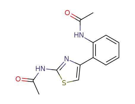 2-acetylamino-4-(2-acetylamino-phenyl)-thiazole
