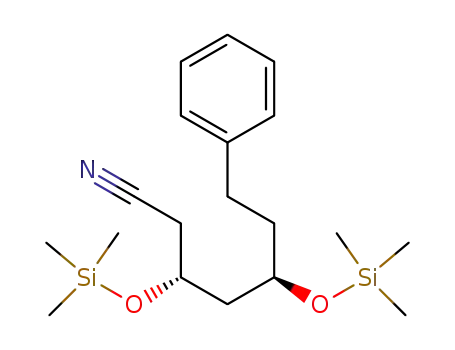 (2R,4R)-1-cyano-6-phenyl-2,4-bis(trimethylsiloxy)hexane