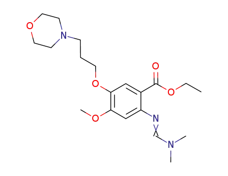 ethyl 2-(dimethylaminomethyleneamino)-4-methoxy-5-(3-morpholin-4-yl-propoxy)benzoate