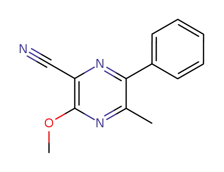 3-Methoxy-5-methyl-6-phenylpyrazine-2-carbonitrile