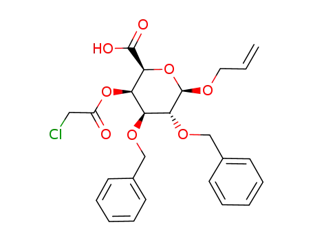 allyl 2,3-di-O-benzyl-4-O-chloroacetyl-β-D-galactopyranosiduronic acid