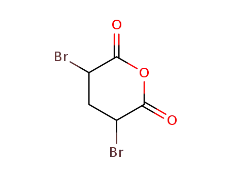 Molecular Structure of 121049-89-6 (2H-Pyran-2,6(3H)-dione, 3,5-dibromodihydro-)