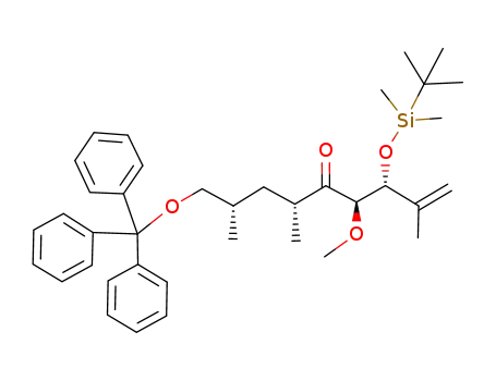 (3R,4R,6R,8S)-3-(tert-Butyl-dimethyl-silanyloxy)-4-methoxy-2,6,8-trimethyl-9-trityloxy-non-1-en-5-one