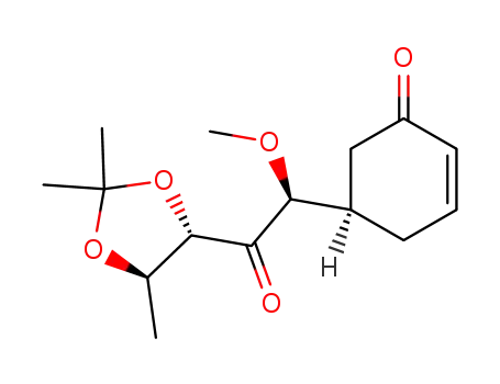 (R)-5-[(S)-1-Methoxy-2-oxo-2-((4S,5R)-2,2,5-trimethyl-[1,3]dioxolan-4-yl)-ethyl]-cyclohex-2-enone