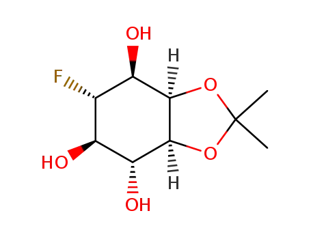 (3aα,4α,5β,6α,7β,7aα)-6-fluorohexahydro-2,2-dimethylbenzo<d>-1,3(2H)-dioxol-4,5,7-triol
