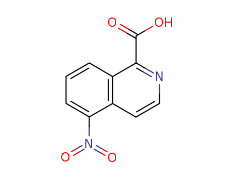 1-Isoquinolinecarboxylic acid, 5-nitro- cas  75795-40-3