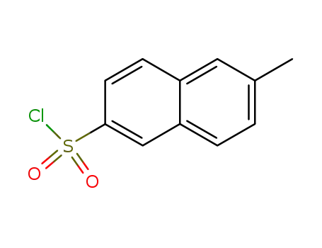 Molecular Structure of 1875-72-5 (2-Naphthalenesulfonyl chloride, 6-methyl-)