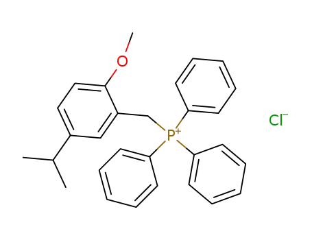 Phosphonium, [[2-methoxy-5-(1-methylethyl)phenyl]methyl]triphenyl-,
chloride