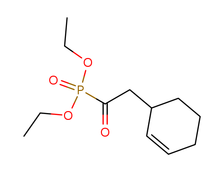 Phosphonic acid, (2-cyclohexen-1-ylacetyl)-, diethyl ester