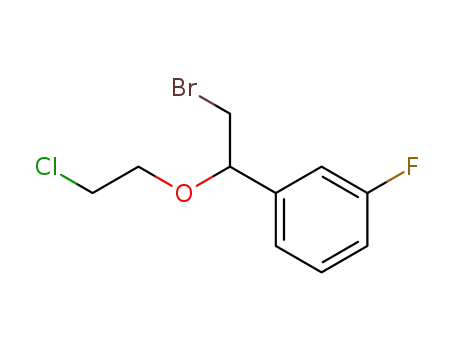 1-[2-Bromo-1-(2-chloroethoxy)ethyl]-3-fluorobenzene
